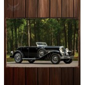 Металлическая табличка Duesenberg SJ Riviera Phaeton by Brunn